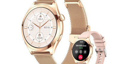 Smart Watch for Women Waterproof Smartwatch 100+ Sports Fitness Tracker-Silver