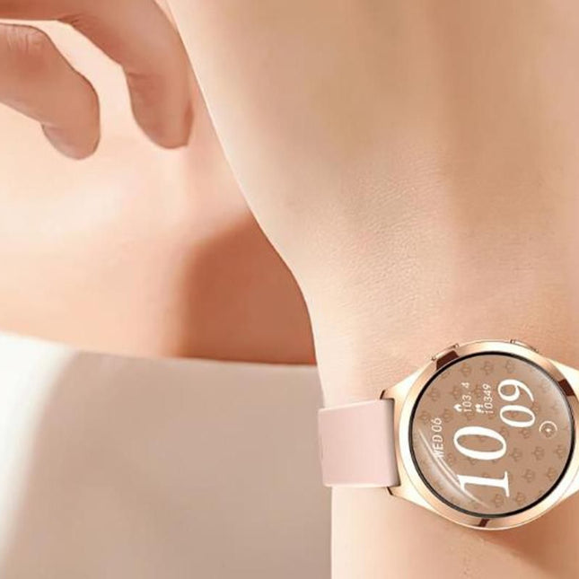 Smart Watch for Women Waterproof Smartwatch 100+ Sports Fitness Tracker-Gold