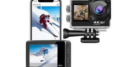 4K Action Camera Waterproof Underwater Camera with Remote Contro