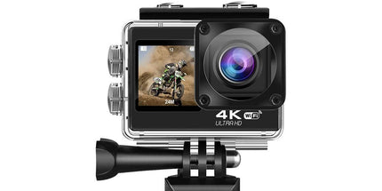 4K Action Camera Waterproof Underwater Camera with Remote Contro