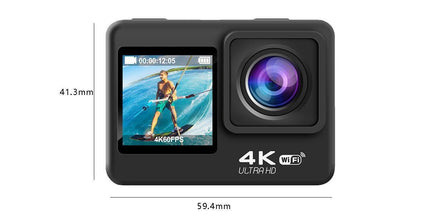 4K Action Camera Waterproof Underwater Camera with Remote Contro