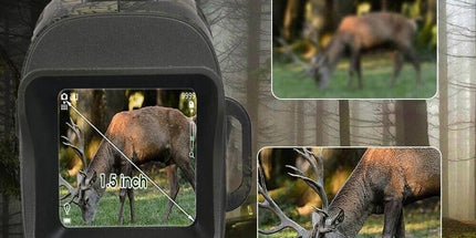 Night Vision Monocular Binoculars 4K IR Digital Telescope for Adult Hunting Camping-Black