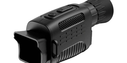 Night Vision Monocular Binoculars 4K IR Digital Telescope for Adult Hunting Camping-Black