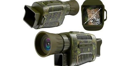 Night Vision Monocular Binoculars 4K IR Digital Telescope for Adult Hunting Camping-Multicolor