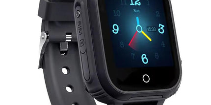 4G Kids Smart Watch with GPS Tracker Water-resistant Kids Cell Phone Watch -Black