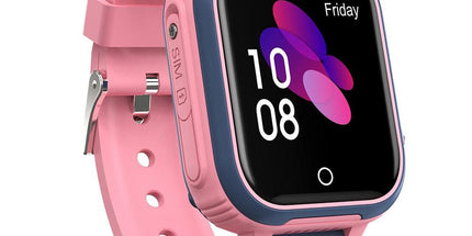 4G Kids Smart Watch with GPS Tracker Water-resistant Kids Cell Phone Watch -Pink