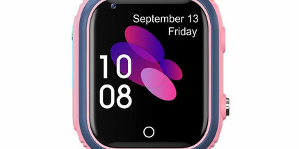 4G Kids Smart Watch with GPS Tracker Water-resistant Kids Cell Phone Watch -Pink