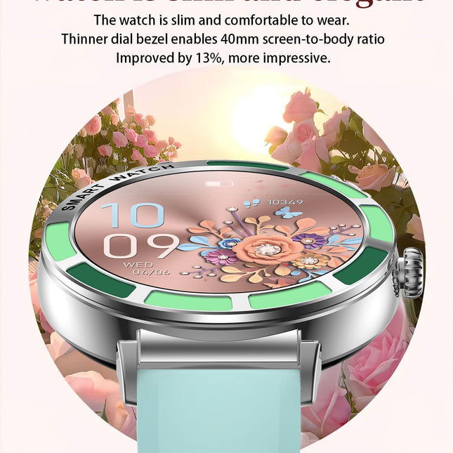 Bluetooth Smart Watch IP67 Waterproof Smartwatch with 100+Sports Modes-Silver