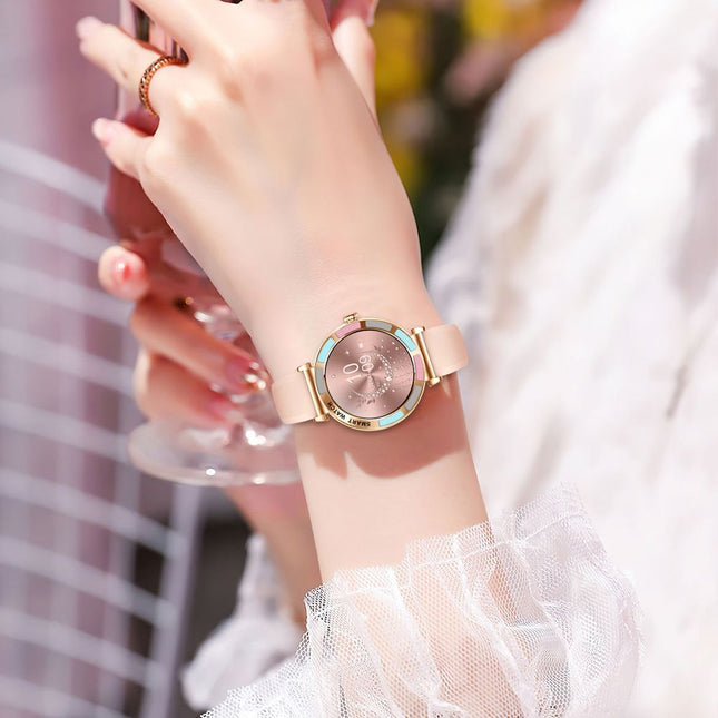 Bluetooth Smart Watch IP67 Waterproof Smartwatch with 100+Sports Modes-Gold