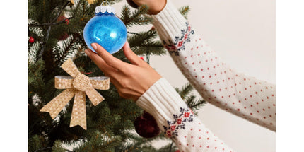 30Pcs Decorative DIY Tree Hanging Balls-Lake Blue 6cm