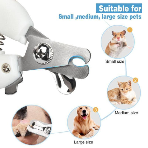 Electric Dog Nail Clippers for Dog Nail Grinders Rechargeable USB Charging Pet Quiet Cat Paws Nail