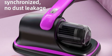 Home Wireless Dust Mite Remover, High-Powered Bed Vacuum, UV Sterilizing Fully Automatic Dust Mite Remover - Purple