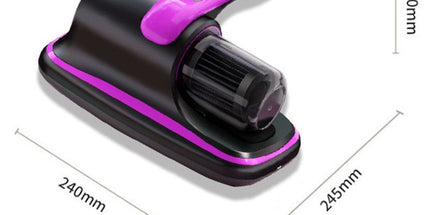 Home Wireless Dust Mite Remover, High-Powered Bed Vacuum, UV Sterilizing Fully Automatic Dust Mite Remover - Purple
