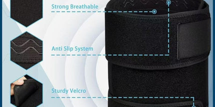 Adjustable Hamstring Support Wrap for Running and Fitness, Single Pack Fits Left & Right Leg, 1-Pack