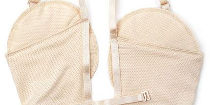 Reusable Underarm Sweat Pads, Invisible Anti-Sweat Armpit Liners, Breathable Sweat-Proof Pads—Beige
