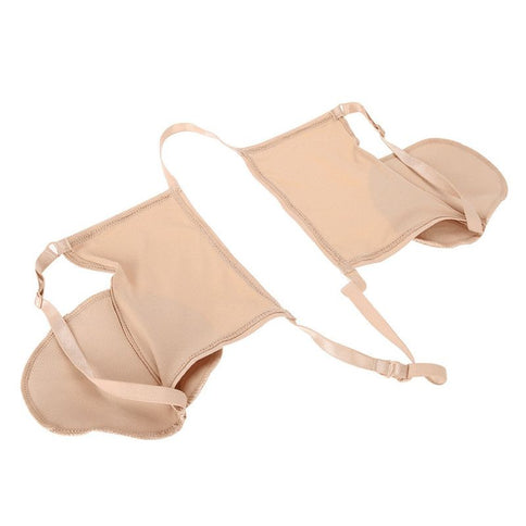 Reusable Underarm Sweat Pads, Invisible Anti-Sweat Armpit Liners, Breathable Sweat-Proof Pads—Beige