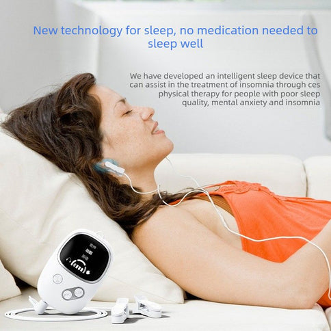 CES Sleep Aid Device Ear Clip & Hand Held Physical Therapy Insomnia Anxiety Relief Sleep Machine Drug Free