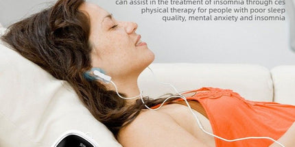CES Sleep Aid Device Ear Clip & Hand Held Physical Therapy Insomnia Anxiety Relief Sleep Machine Drug Free