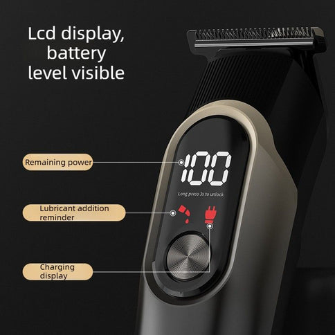 5 in 1 Multi-functional Hair Clipper Set Rechargeable Electric Hair Trimmer Grooming Kit for Men