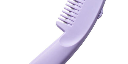 Hair Cutting Comb Dual Function Trimming Styling Comb for Home DIY Haircuts-purple