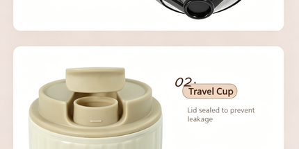 【Portable Electric Coffee Maker, All-in-One Grinder & Brewer with 7 External Adjustable Grind Settings, 1500mAh Rechargeable Battery, 304 Stainless Steel Cordless Drip Coffee Machine for Home Office Travel Camping】