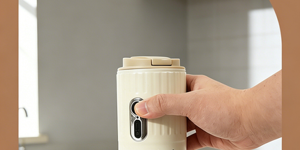 【Portable Electric Coffee Maker, All-in-One Grinder & Brewer with 7 External Adjustable Grind Settings, 1500mAh Rechargeable Battery, 304 Stainless Steel Cordless Drip Coffee Machine for Home Office Travel Camping】