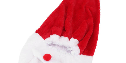 Christmas Helmet Cover Plush Scratch Proof Motorcycle Helmet Hat for Entertainment Decoration