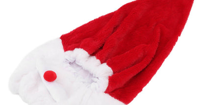 Christmas Helmet Cover Plush Scratch Proof Motorcycle Helmet Hat for Entertainment Decoration