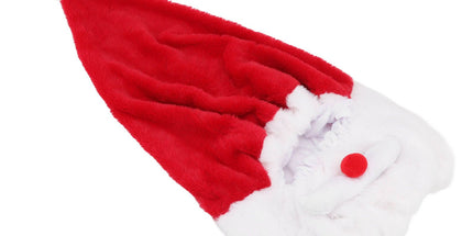 Christmas Helmet Cover Plush Scratch Proof Motorcycle Helmet Hat for Entertainment Decoration