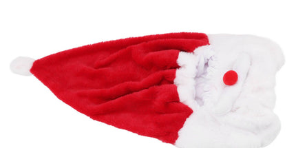 Christmas Helmet Cover Plush Scratch Proof Motorcycle Helmet Hat for Entertainment Decoration