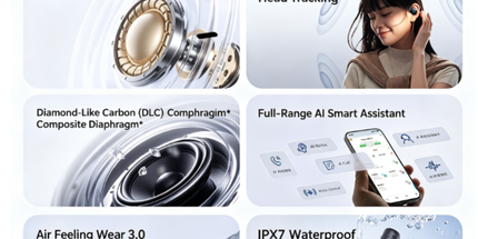 ARC 6 Music Edition Open‑Ear Wireless Earbuds, Dolby Atmos Spatial Audio, AI Real‑Time Translation,Lvory Tyack eCommerce Solutions