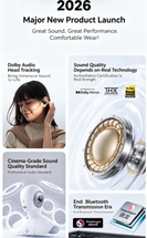 ARC 6 Music Edition Open‑Ear Wireless Earbuds, Dolby Atmos Spatial Audio, AI Real‑Time Translation,Lvory Tyack eCommerce Solutions