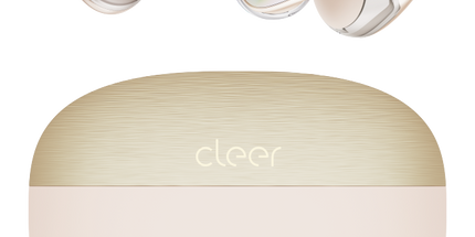 Cleer Bridge Clip On Open Ear Bluetooth Earbuds, Dolby Spatial Audio,Cream Tyack eCommerce Solutions