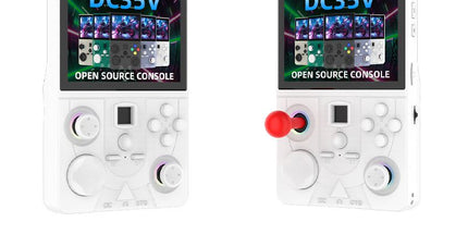 DC35V Retro Handheld Game Console, 3.5‑Inch IPS Screen Open Source Linux System，white