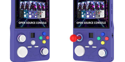 DC40V Retro Handheld Game Console, 4 Inch IPS Display, 64GB 20000+ Preloaded Retro Games，Indigo blue