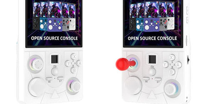 DC40V Retro Handheld Game Console, 4 Inch IPS Display, 64GB 20000+ Preloaded Retro Games，white