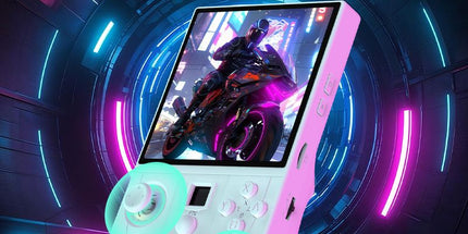 DC40V Retro Handheld Game Console, 4 Inch IPS Display, 64GB 20000+ Preloaded Retro Games，white