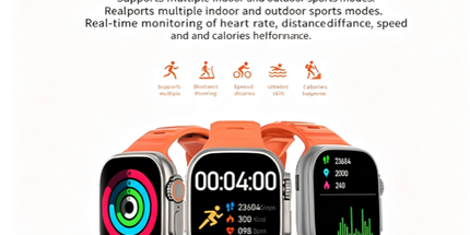 DT8-Ultra Large Screen Smart Watch,orange