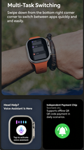 DT8-Ultra Large Screen Smart Watch,orange