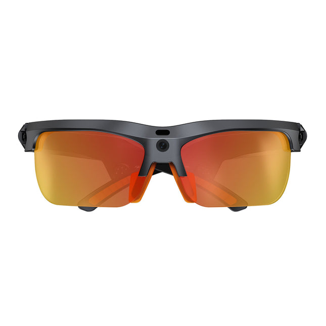E08 Smart Bluetooth Cycling Sunglasses with Camera, UV400 Outdoor Sports Glasses，orange