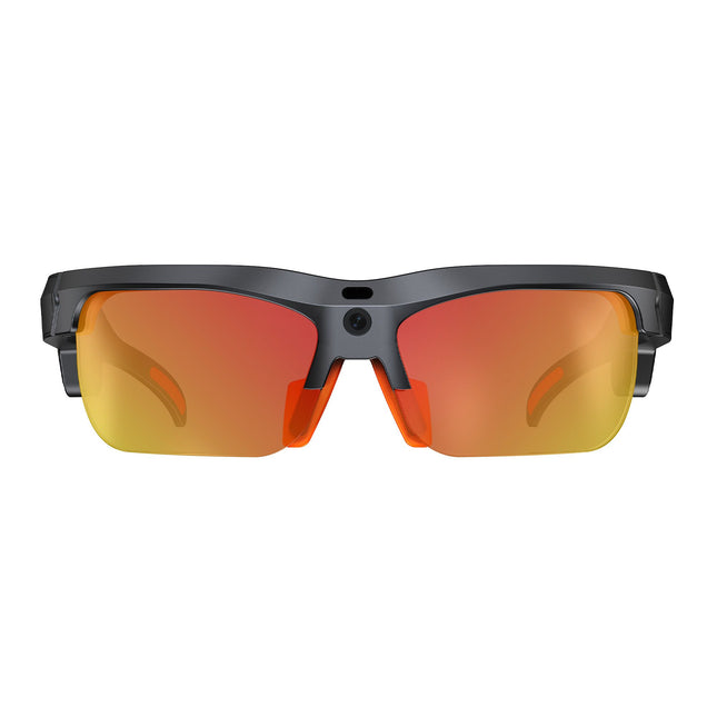 E08 Smart Bluetooth Cycling Sunglasses with Camera, UV400 Outdoor Sports Glasses，orange