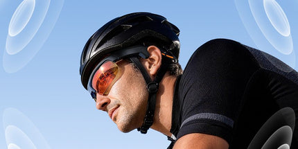 E08 Smart Bluetooth Cycling Sunglasses with Camera, UV400 Outdoor Sports Glasses，orange