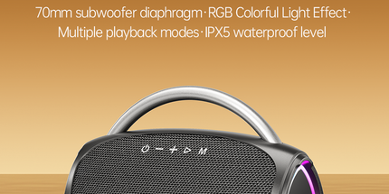 KA38 Wireless Bluetooth Portable Speaker,black