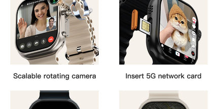 U4A Smart Watch, Bluetooth Calling Fitness Smartwatch, black