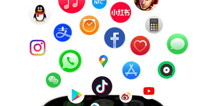 U4A Smart Watch, Bluetooth Calling Fitness Smartwatch, black