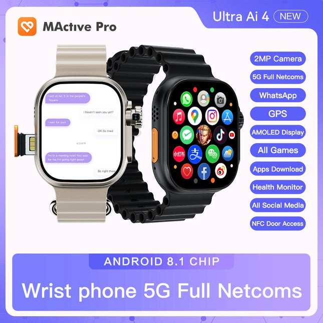 U4A Smart Watch, Bluetooth Calling Fitness Smartwatch, silver