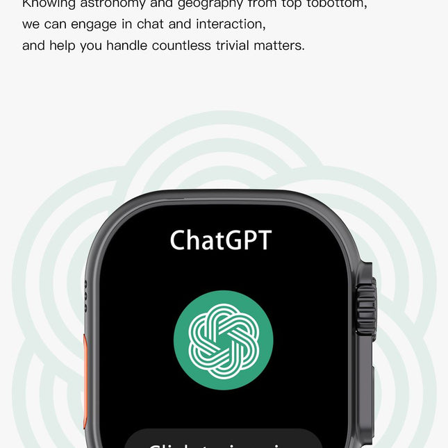 UltraAi3 5G Smart Watch, Retractable Rotating Camera，silver