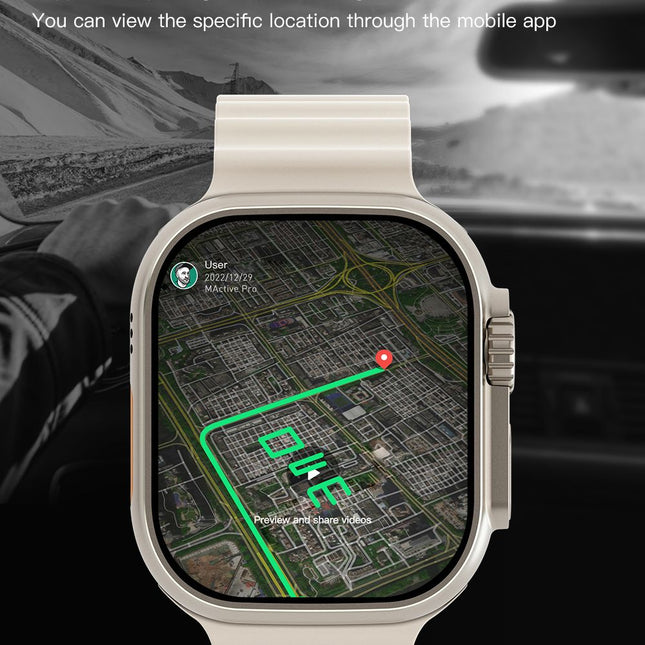 UltraAi3 5G Smart Watch, Retractable Rotating Camera，silver