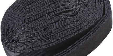 2pcs Hammock Tree Straps Set Effortless Operation Lightweight Stretching Straps Suitable for Hiking Camping - Black