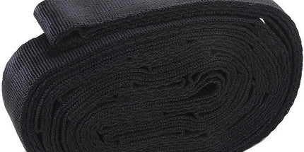 2pcs Hammock Tree Straps Set Effortless Operation Lightweight Stretching Straps Suitable for Hiking Camping - Black